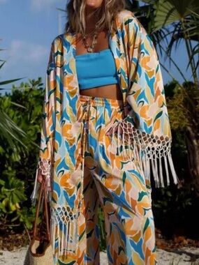 Vici Caicos Coast Printed Coverup